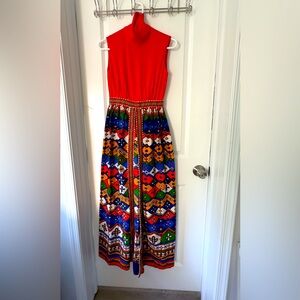 Vintage Sleeveless Maxi Top